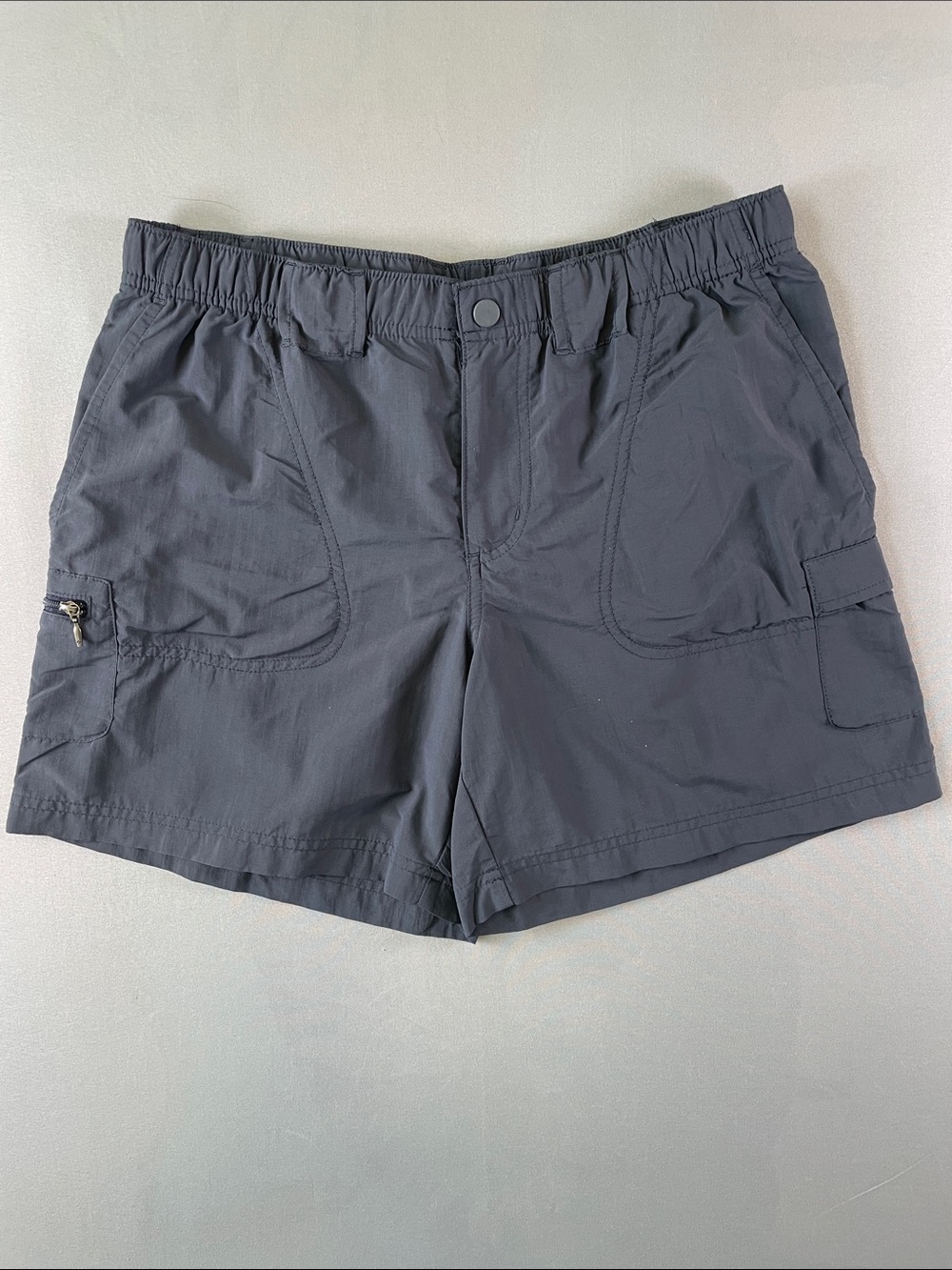 Columbia Women’s Gray Hiking Utility 5 1/2” Shorts Size Small